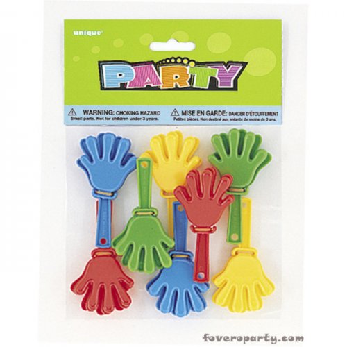 8 Hand Clappers 7.5cm 8 Hand Clappers 7.5cm