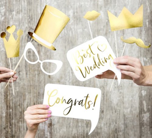 Wedding Photo Props (10pc) Wedding Photo Props (10pc)