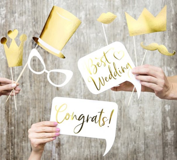 Wedding Photo Props (10pc)