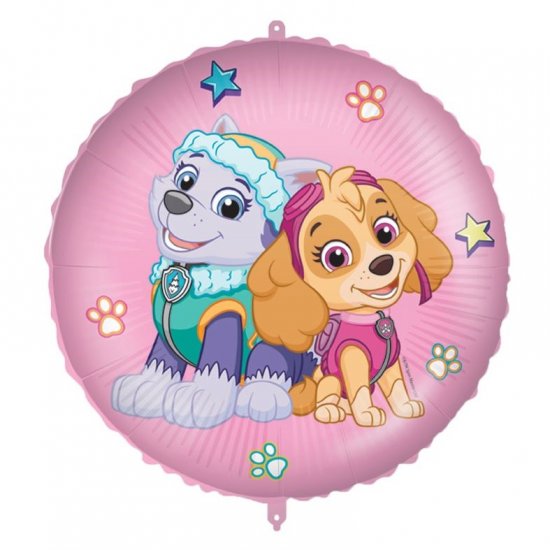 Foil Balloon Paw Patrol Pink 45cm