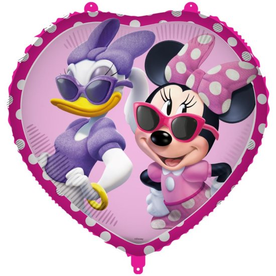 Foil Balloon Heart Minnie Mouse 45cm