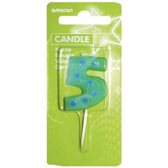 Pick Candle 5 Dots & Stripes