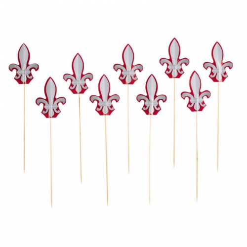 16 Food Picks long Knights