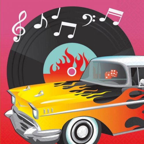 16 Napkins Classic 50's 33x33cm