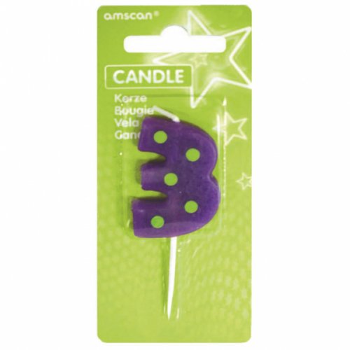 Pick Candle 3 Dots & Stripes Pick Candle 3 Dots & Stripes