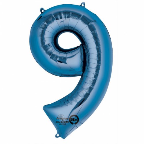 Number 9 Blue 85cm