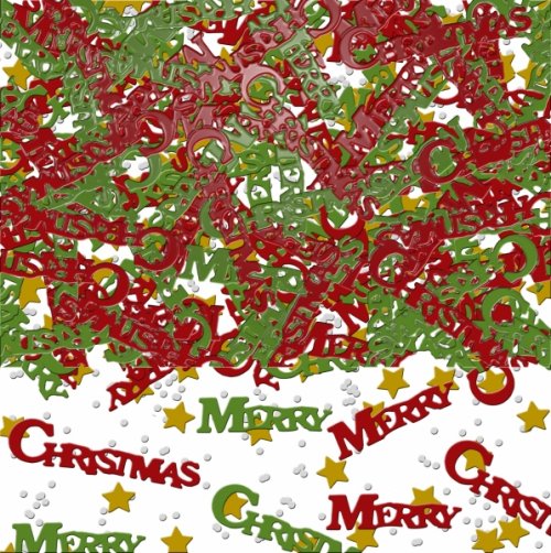 Foil Merry Christmas Confetti 14gr