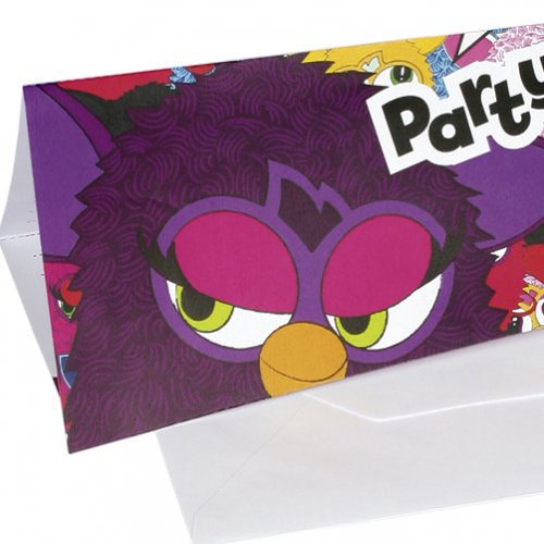 6 Invit.cards with envelopes Furby 6 Invit.cards with envelopes Furby
