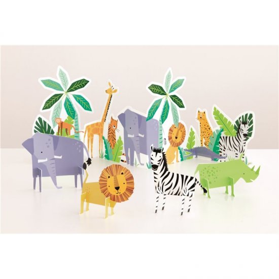 Safari Table Decor Kit 5pc