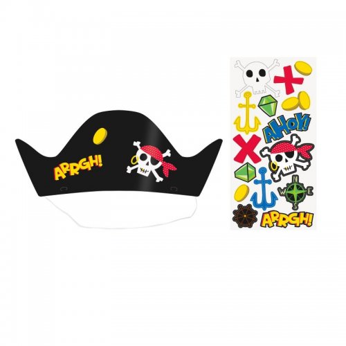 8 Hats Pirate with Stickers 8 Hats Pirate with Stickers