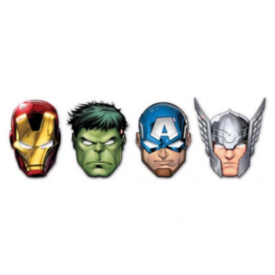 6 Paper Masks Avengers