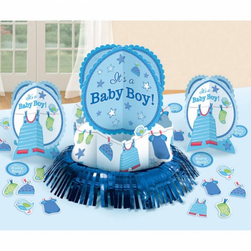 Table Decoration Kit Shower With Love - Boy Table Decoration Kit Shower With Love - Boy