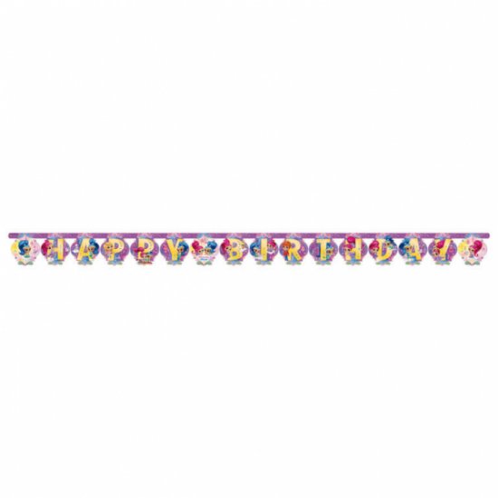 Letter Banner Shimmer & Shine
