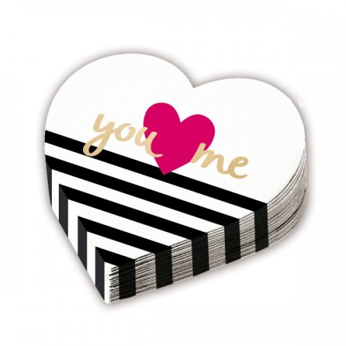 12 Heart Shaped Napkins Everyday Love