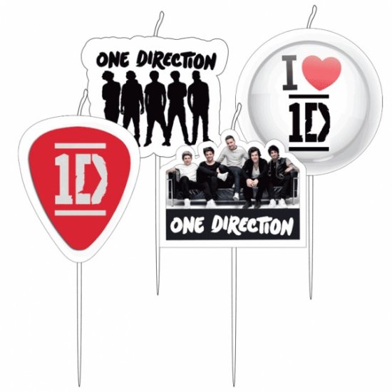 4 Mini Figures Candles ONE DIRECTION