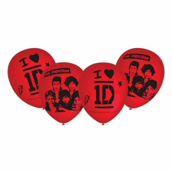 6 balloons ONE DIRECTION