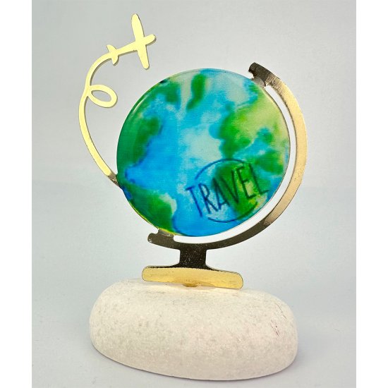 Globe In Stone 8cm