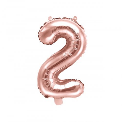 Number 2 Rosegold 35cm Number 2 Rosegold 35cm