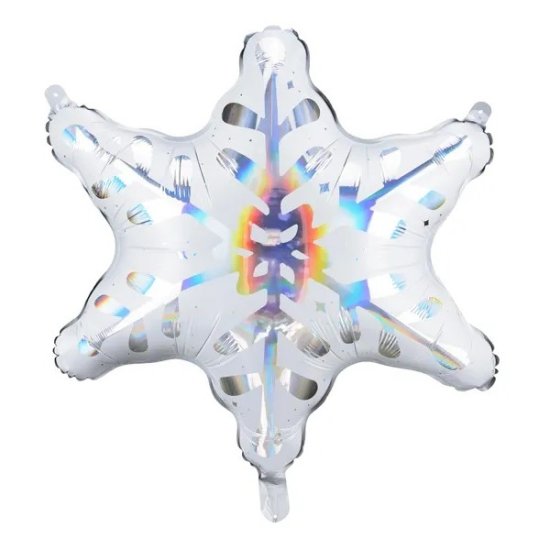 Foil balloon Snowflake, 64x66 cm