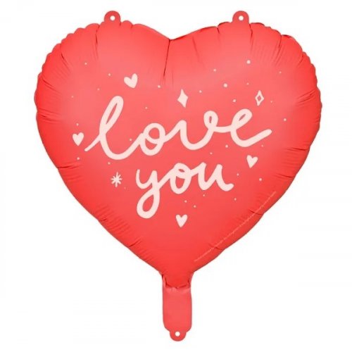 Foil balloon Heart ''I love you'', 45 cm