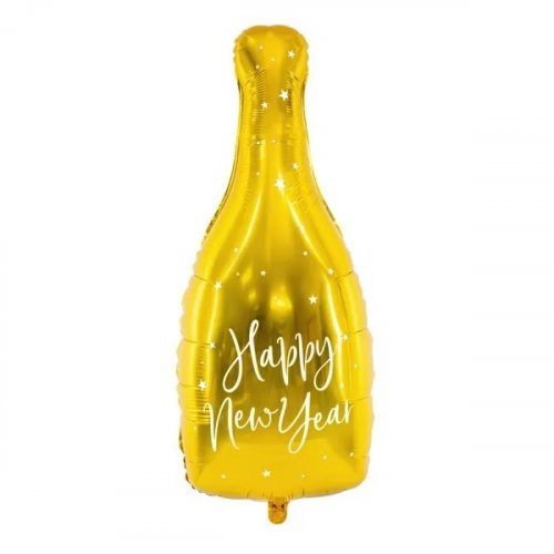 Foil balloon Bottle New Year 32x82cm