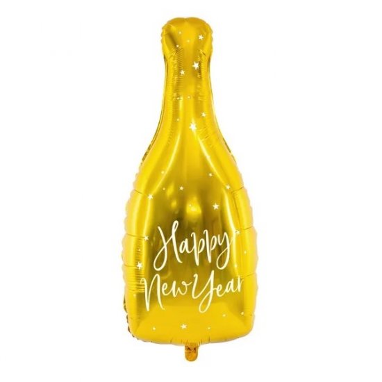 Foil balloon Bottle New Year 32x82cm