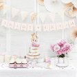 Banner Bride Groom, light pink, 15 x 155 cm