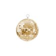 Hanging decoration Disco ball gold 20cm
