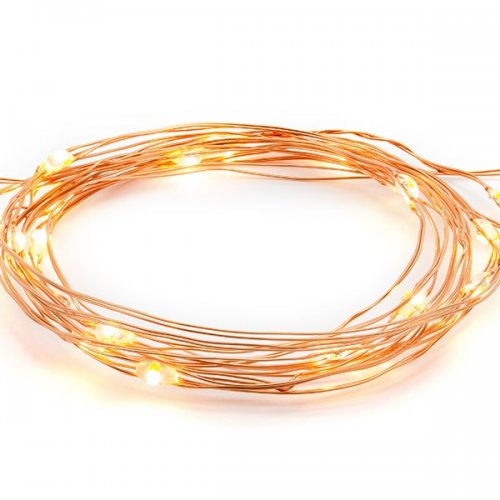 Decorative LED lights copper 1.90m