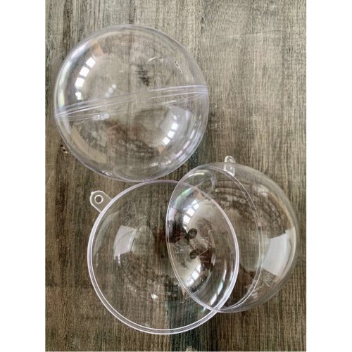 5 Plexiglass Christmas balls 5 Plexiglass Christmas balls