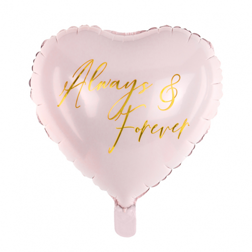 Foil balloon Heart ''Allways & Forever'', 45 cm