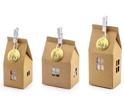 Countdown Calendar Houses DIY Countdown Calendar Houses DIY