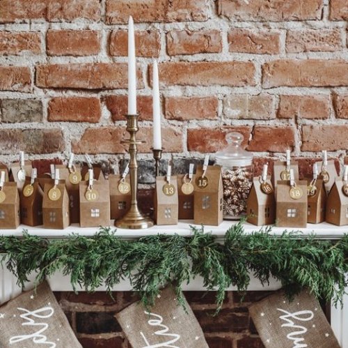 Countdown Calendar Houses DIY Countdown Calendar Houses DIY