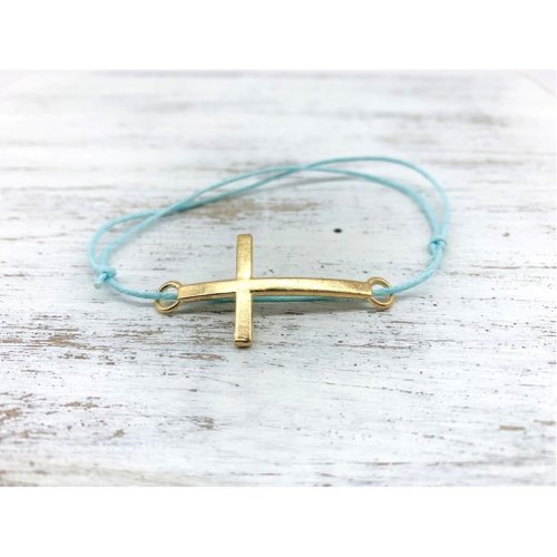 Light Blue with Gold Cross (50pcs) Light Blue with Gold Cross (50pcs)