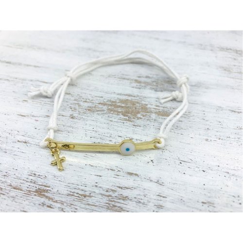 White Gold & Lucky Eye (50pcs) White Gold & Lucky Eye (50pcs)