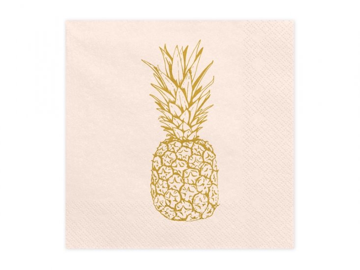 20 Napkins Pineapple 33x33cm