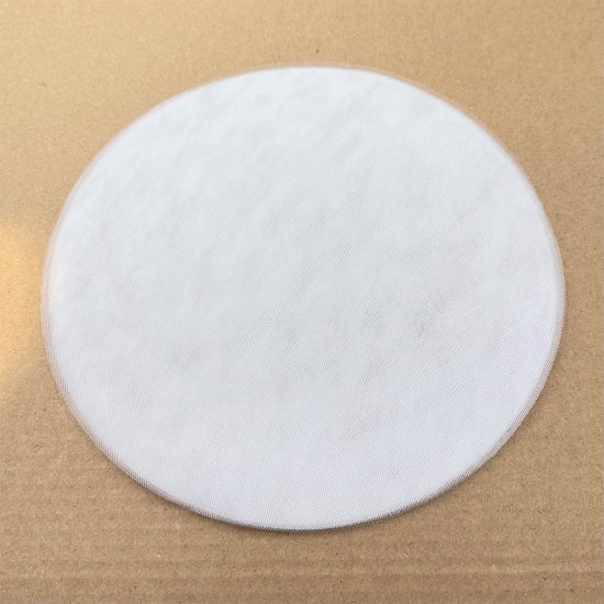 Tulle Circle White 25cm (50pcs)