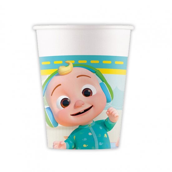 8 Paper Cups Cocomelon