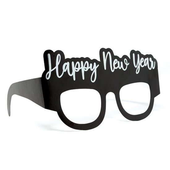 6 Paper Glasses New Year