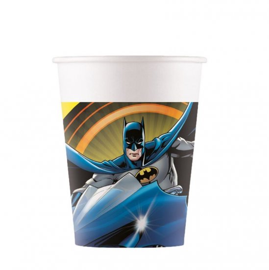 8 Paper Cups Batman 200ml
