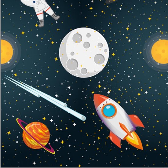 Tablecover Rocket Space 120X180cm