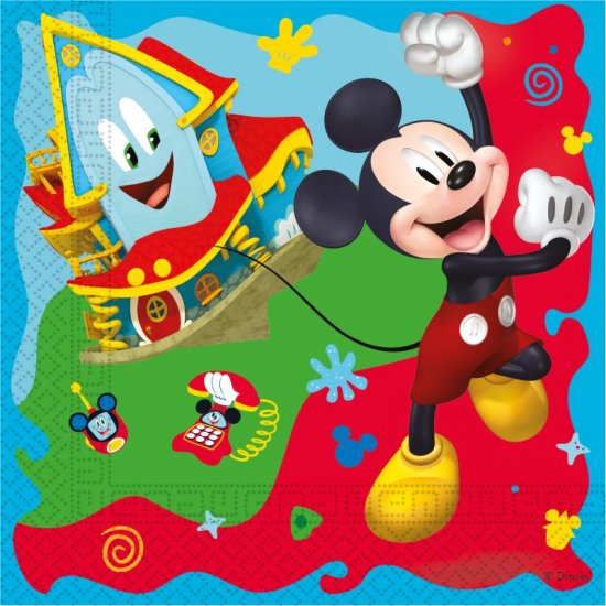 20 Napkins Mickey Mouse 33x33cm 2ply