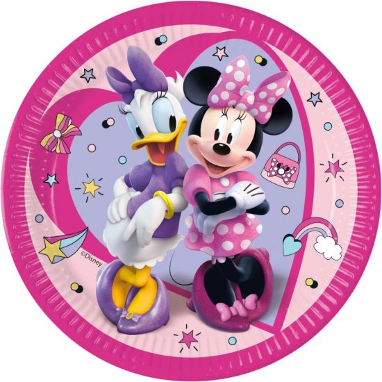 8 Plates Minnie Junior 23cm
