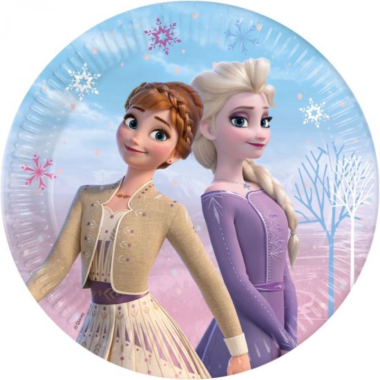 8 Plates Frozen Wind Spirit 23cm