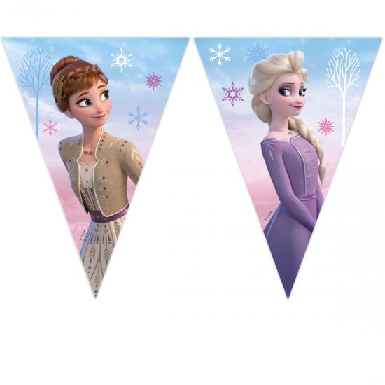 Paper Flag Banner Frozen Wind Spirit