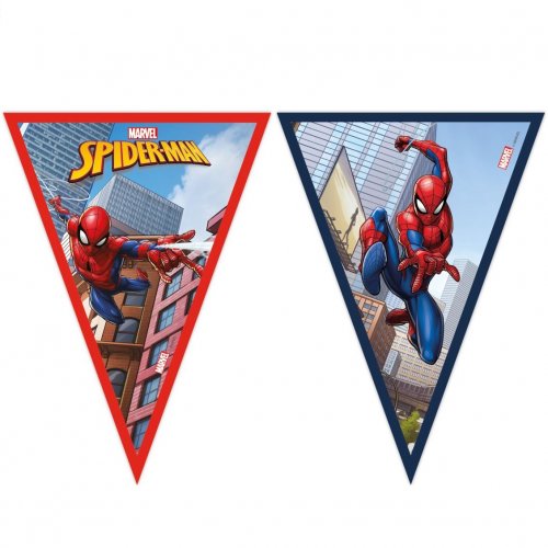 Paper Flag Banner Spiderman Paper Flag Banner Spiderman