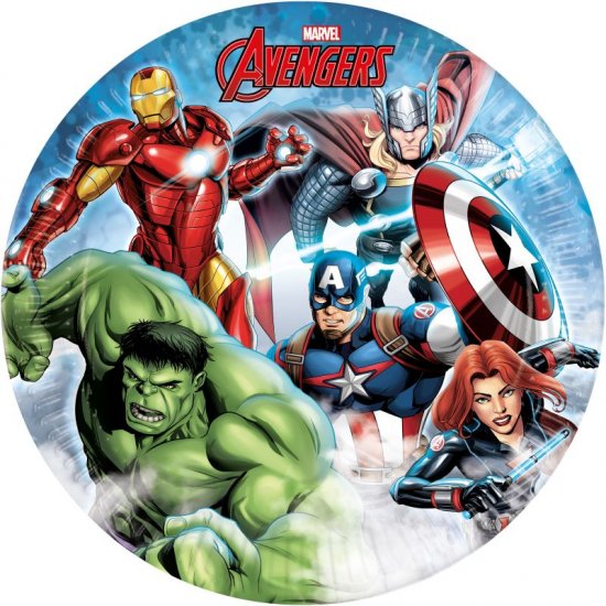 8 Plates Avengers 23cm