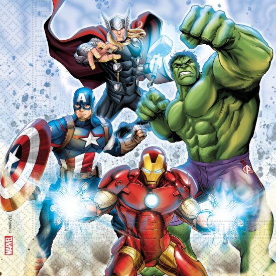 20 Napkins Avengers 33X33cm