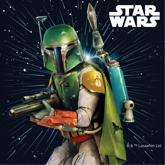 20 Napkins Star Wars 33X33cm