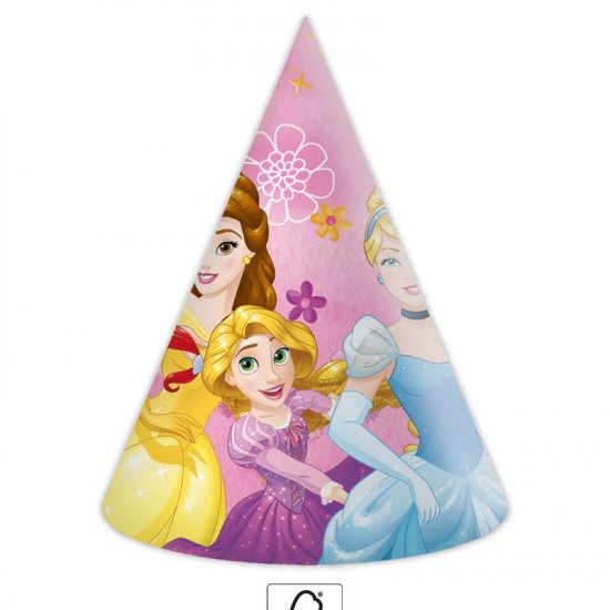 6 Party hats Princess